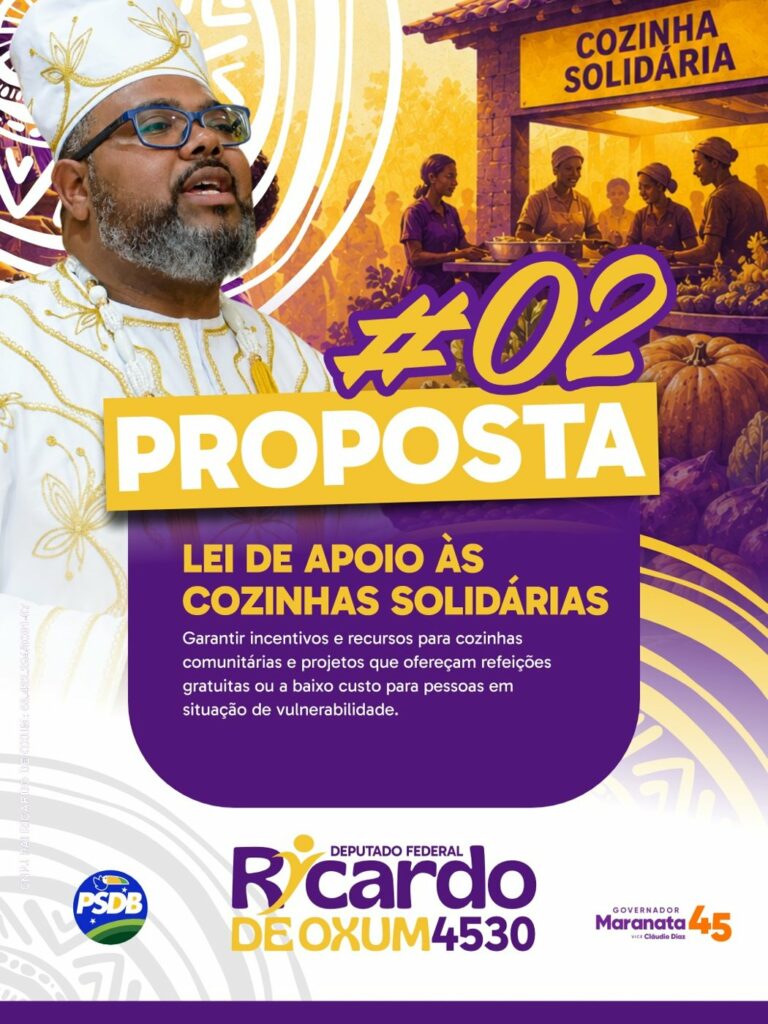 Proposta #2: Lei de Apoio às Cozinhas Solidárias