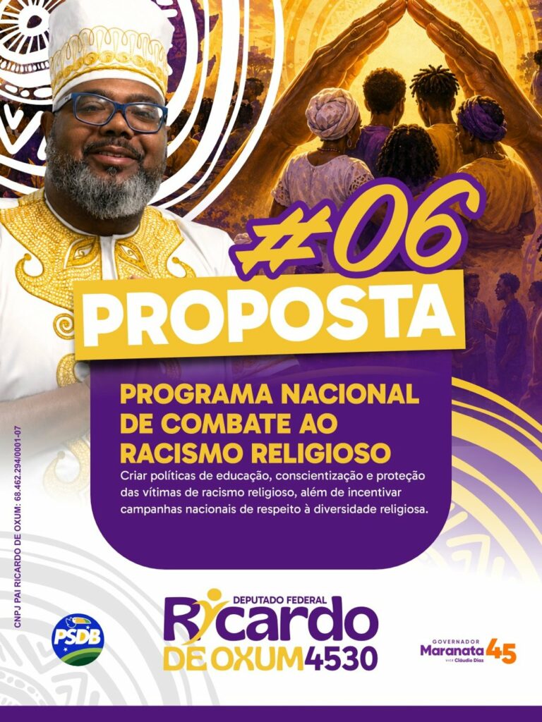 Proposta #6: Programa Nacional de Combate ao Racismo Religioso