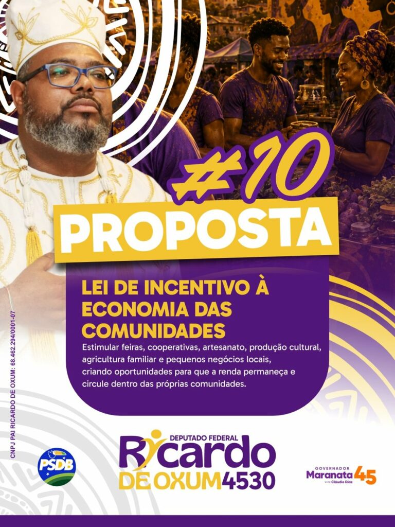 Proposta #10: Lei de Incentivo à Economia das Comunidades